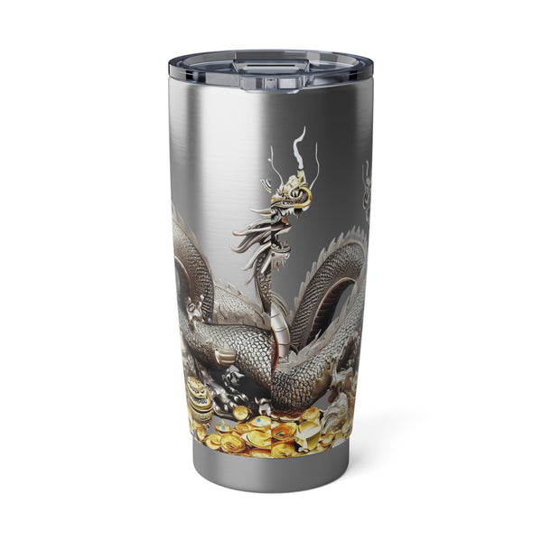 Personalized Silver Dragon Tumbler Ssteel 20oz 2024 Chinese New Year Lucky Dragon Gift for Dragon lover Road trip housewarming new job promo- Tumbler Mug Water Bottle-Tumblers & Water Glasses