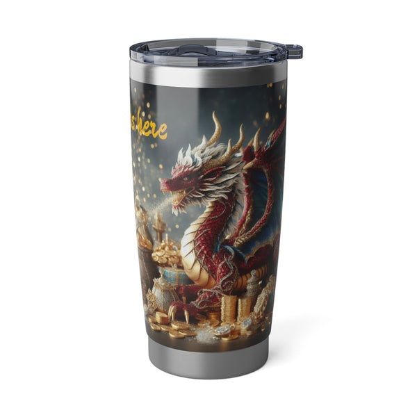Personalized Double Dragon Tumbler Ssteel 20oz 2024 Chinese New Year Dragon vacation tumbler Gift for Dragon lover housewarming new job- Tumbler Mug Water Bottle-Tumblers & Water Glasses