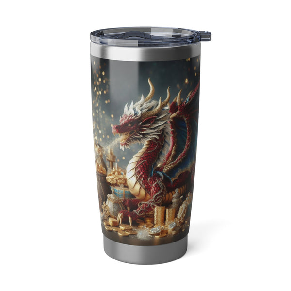 Personalized Double Dragon Tumbler Ssteel 20oz 2024 Chinese New Year Dragon vacation tumbler Gift for Dragon lover housewarming new job- Tumbler Mug Water Bottle-Tumblers & Water Glasses
