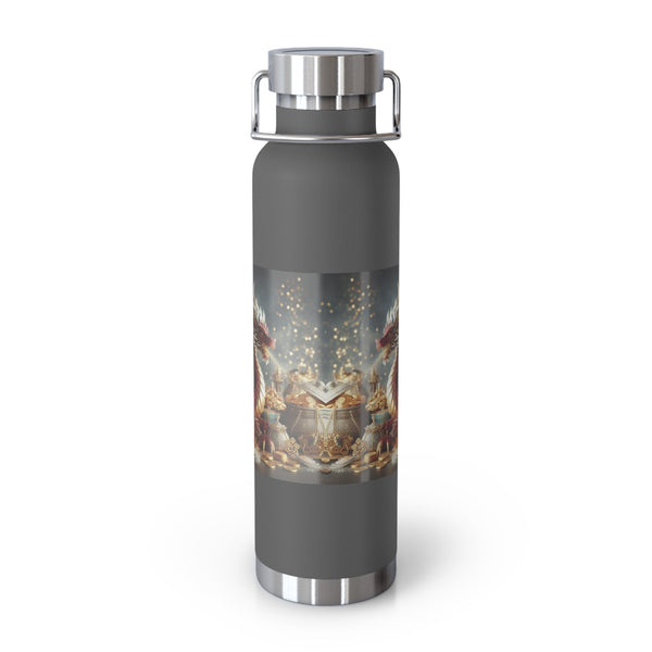 Personalized Double Dragon water Bottle ssteel Vacuum Insulated 22oz 2024 Chinese New Year vacation tumbler Gift for bridesmaid Dragon lover- Tumbler Mug Water Bottle-Water Bottles