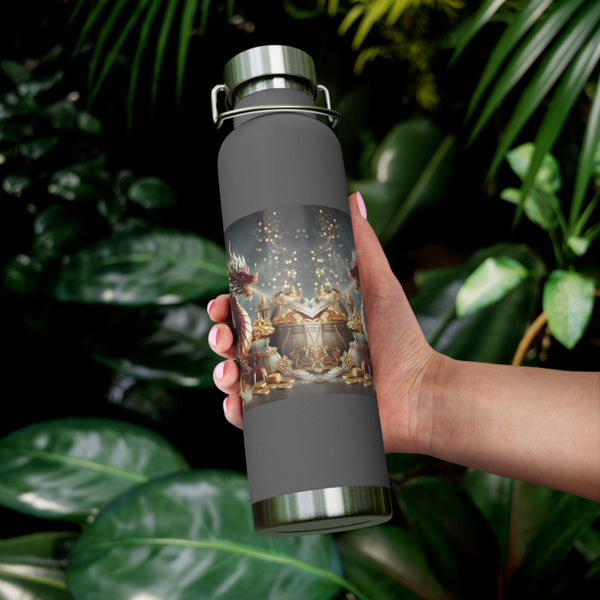 Personalized Double Dragon water Bottle ssteel Vacuum Insulated 22oz 2024 Chinese New Year vacation tumbler Gift for bridesmaid Dragon lover- Tumbler Mug Water Bottle-Water Bottles