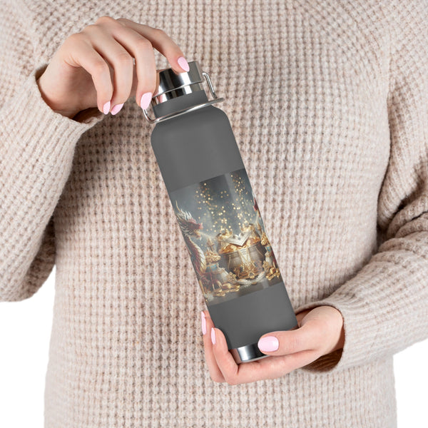 Personalized Double Dragon water Bottle ssteel Vacuum Insulated 22oz 2024 Chinese New Year vacation tumbler Gift for bridesmaid Dragon lover- Tumbler Mug Water Bottle-Water Bottles