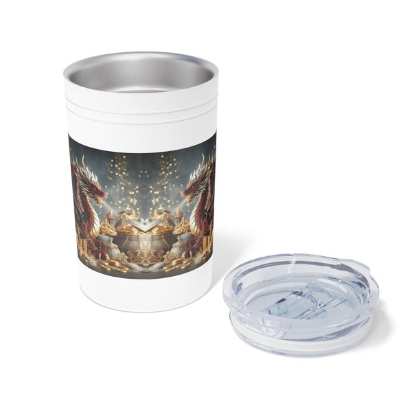 Personalized Tumbler S/steel 11oz Double Dragon 2024 Chinese New Year Vacation Tumbler Christmas Gift for Dragon fan Groomsmen Housewarming- Tumbler Mug Water Bottle-Tumblers & Water Glasses