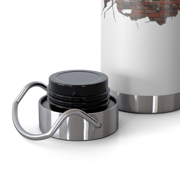 Personalized Brickwall 3D water Bottle ssteel Vacuum Insulated 22o vacation tumbler Gift for Christmas bridesmaid housewarming birthday job- Tumbler Mug Water Bottle-Water Bottles
