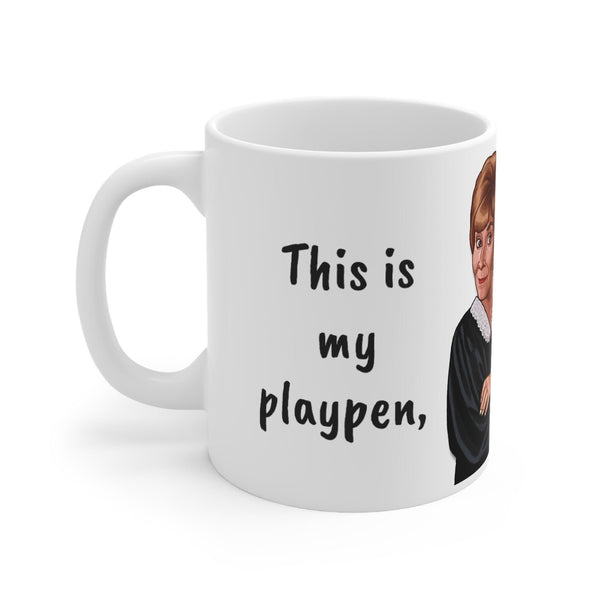 Judge Judy Mug I get the last word playpen,Sarcastic Funny Quote,Father/Mother's Day Gift,Birthday/Judge Judy Fans/Graduation,Christmas Gift- Tumbler Mug Water Bottle-Mugs
