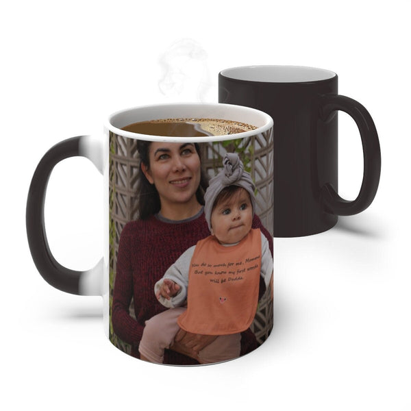 Personalized Color Changing Magic Mugs with pics or hidden message, Father/Mother's Day Gift,Birthday Gift,Graduation Gift,Christmas Gift- Tumbler Mug Water Bottle-Mugs