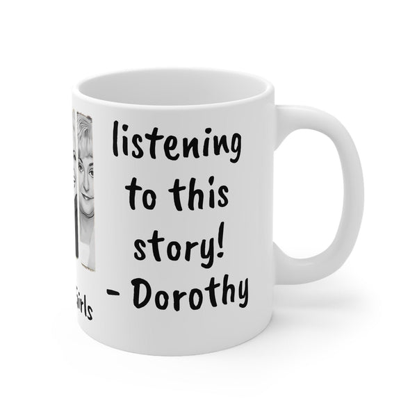 Golden Girls Mug Herpes listening to story Dorothy,Sarcastic Funny Quote Magic/Normal Coffee Mug Gift, Golden Girls Fan Funny Gift Mug- Tumbler Mug Water Bottle-Mugs