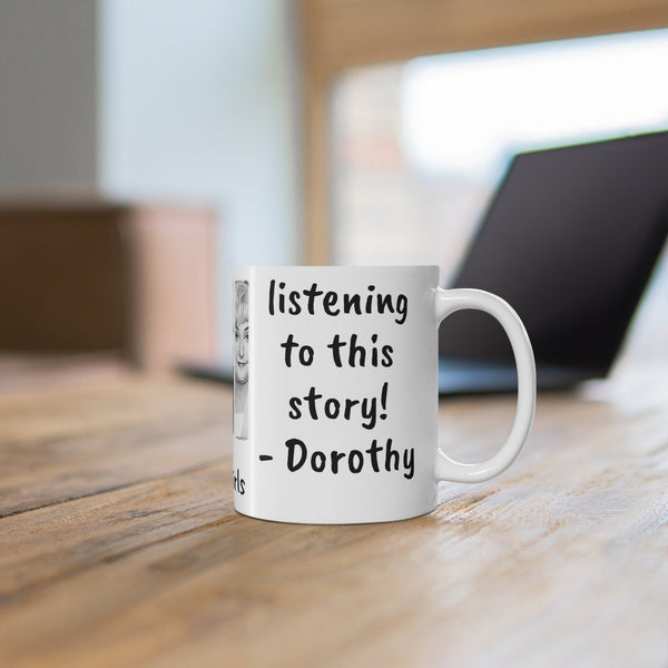 Golden Girls Mug Herpes listening to story Dorothy,Sarcastic Funny Quote Magic/Normal Coffee Mug Gift, Golden Girls Fan Funny Gift Mug- Tumbler Mug Water Bottle-Mugs