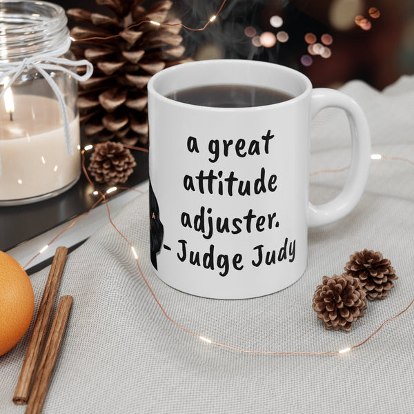 Judge Judy Mug Detention is attitude adjuster,Sarcastic Funny Inspirational Quote,Gift for Christmas/Birthday/Judge Judy Fans/Graduation- Tumbler Mug Water Bottle-Mugs