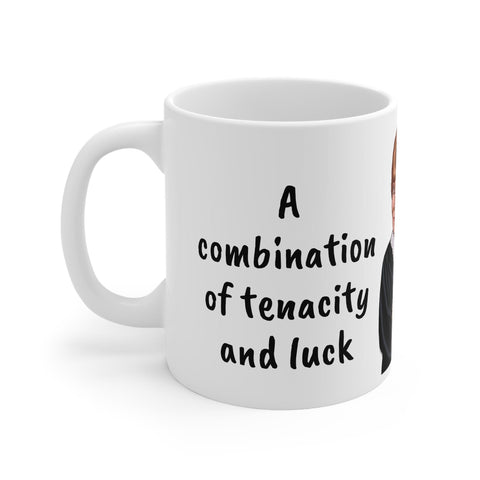 Judge Judy Mug Luck & tenacity brought me here,Sarcastic Funny Inspirational Quote,Gift for Christmas/Birthday/Judge Judy Fans/Graduation- Tumbler Mug Water Bottle-Mugs