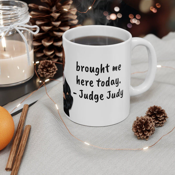 Judge Judy Mug Luck & tenacity brought me here,Sarcastic Funny Inspirational Quote,Gift for Christmas/Birthday/Judge Judy Fans/Graduation- Tumbler Mug Water Bottle-Mugs