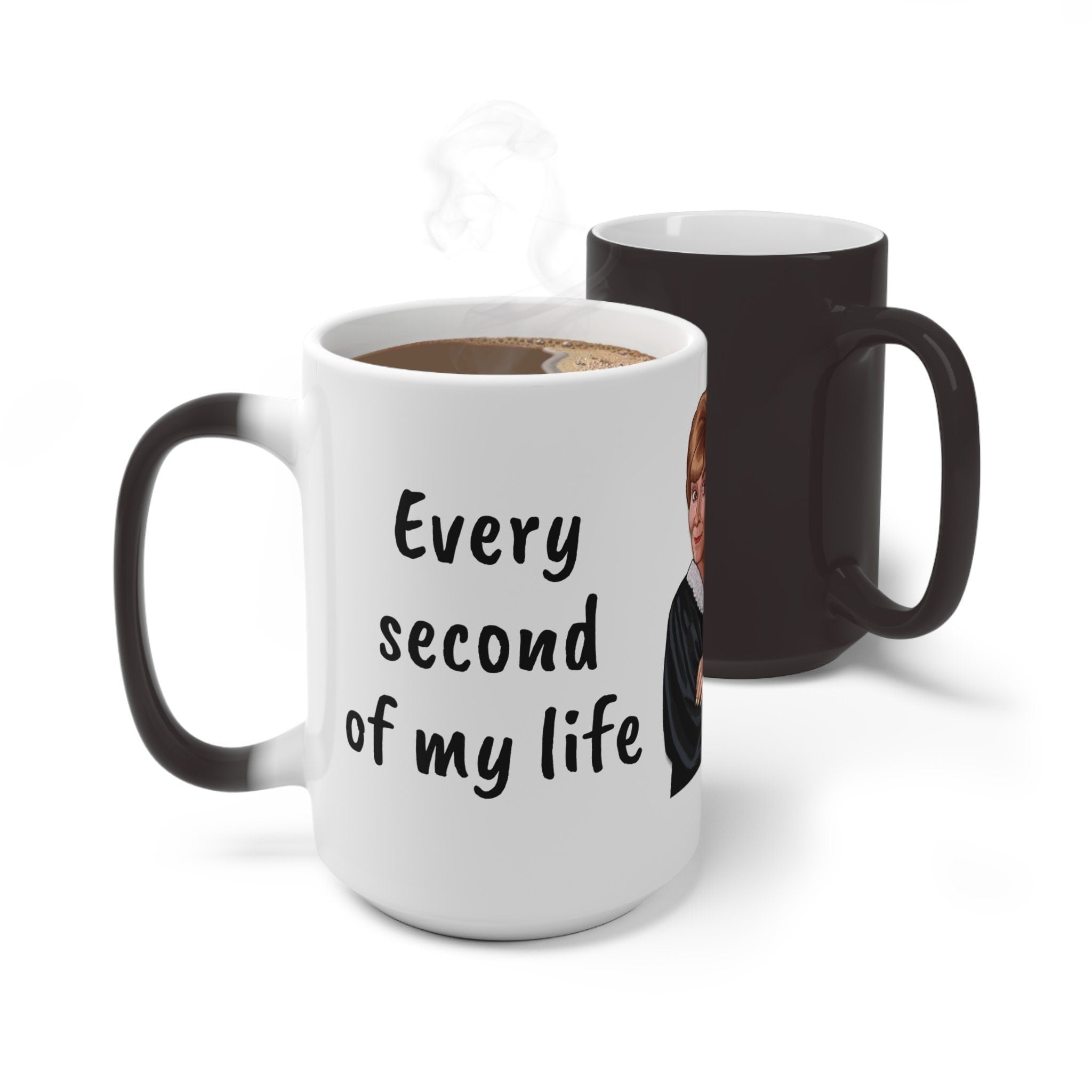 Precious life Judge Judy Mug Every second Sarcastic Judge Judy Magic/Normal Mug Gift for Christmas/Thanksgiving/Birthday/Judy Fan/Graduation- Tumbler Mug Water Bottle-Mugs