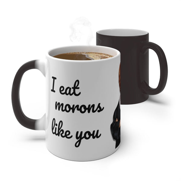 Judge Judy Mug, Eat Morons,Sarcastic funny coffee mug, Gift for Christmas/Thanksgiving/Birthday/Judge Judy Fans/Graduation, Christmas- Tumbler Mug Water Bottle-Mugs