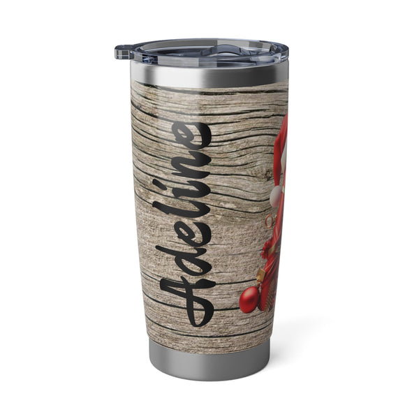 Personalized Faux Wood look Tumbler Ssteel 20oz vacation tumbler Gift for Christmas New Year housewarming bridesmaid groomsman new job promo- Tumbler Mug Water Bottle-Tumblers & Water Glasses