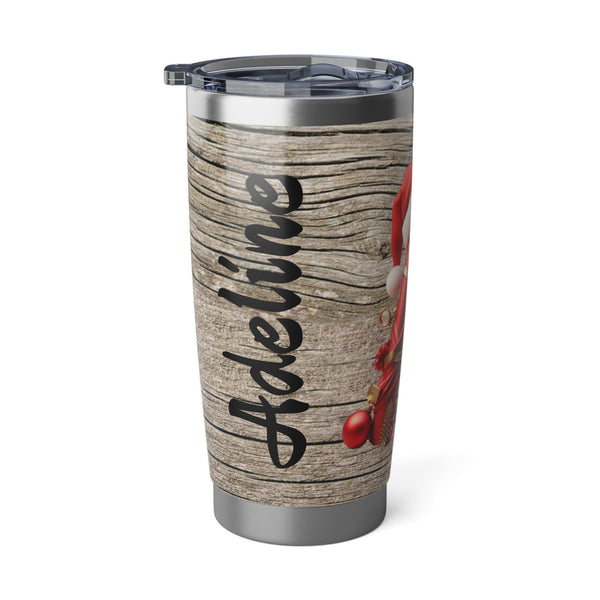 Personalized Faux Wood look Tumbler Ssteel 20oz vacation tumbler Gift for Christmas New Year housewarming bridesmaid groomsman new job promo- Tumbler Mug Water Bottle-Tumblers & Water Glasses
