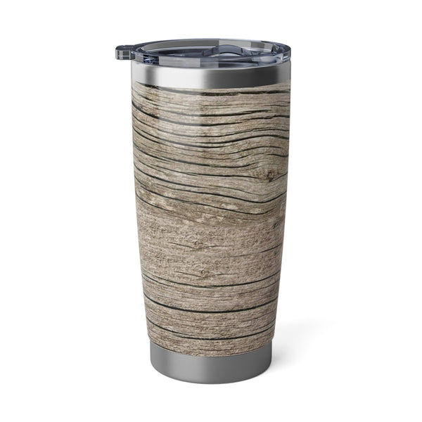 Personalized Faux Wood look Tumbler Ssteel 20oz vacation tumbler Gift for Christmas New Year housewarming bridesmaid groomsman new job promo- Tumbler Mug Water Bottle-Tumblers & Water Glasses