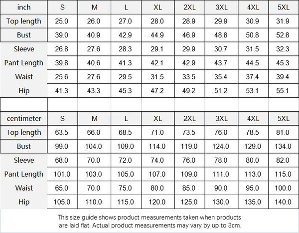 S-5XL 2PC Pajamas Raglan Sleeve CREWNECK Wide Ankles fire flames Retro Halloween Partywear hen party honeymoon bridal birthday PAJAMA gift- Sleepwear Swimwear Robes-Pajamas & Robes