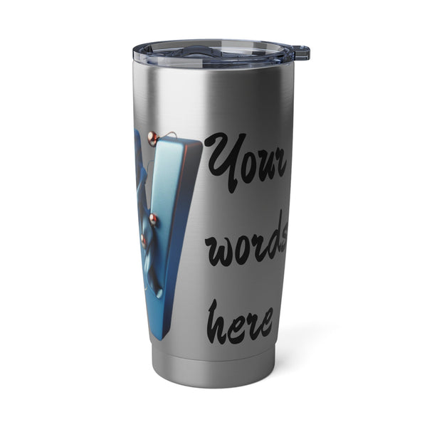 Personalized Monogram Tumbler Ssteel 20oz Gift for Bridal Shower Baby Shower housewarming new baby newlyweds bridesmaids groomsmen new job- Tumbler Mug Water Bottle-Tumblers & Water Glasses