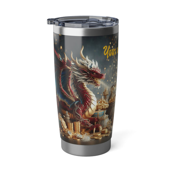 Personalized Double Dragon Tumbler Ssteel 20oz 2024 Chinese New Year Dragon vacation tumbler Gift for Dragon lover housewarming new job- Tumbler Mug Water Bottle-Tumblers & Water Glasses