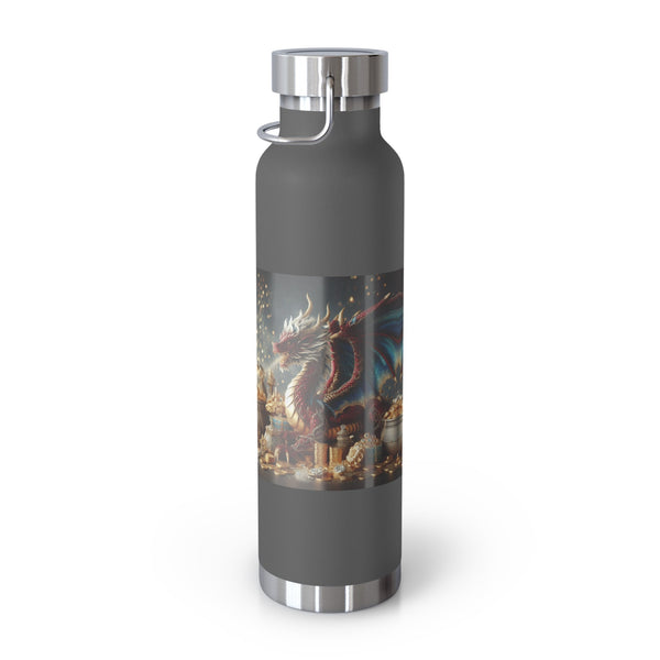 Personalized Double Dragon water Bottle ssteel Vacuum Insulated 22oz 2024 Chinese New Year vacation tumbler Gift for bridesmaid Dragon lover- Tumbler Mug Water Bottle-Water Bottles