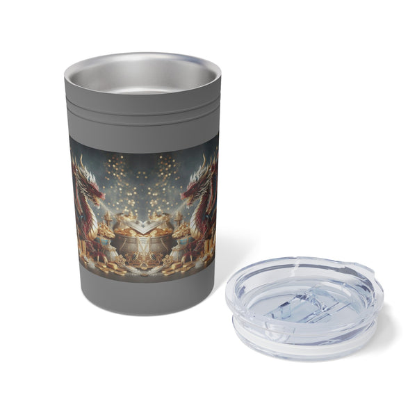 Personalized Tumbler S/steel 11oz Double Dragon 2024 Chinese New Year Vacation Tumbler Christmas Gift for Dragon fan Groomsmen Housewarming- Tumbler Mug Water Bottle-Tumblers & Water Glasses