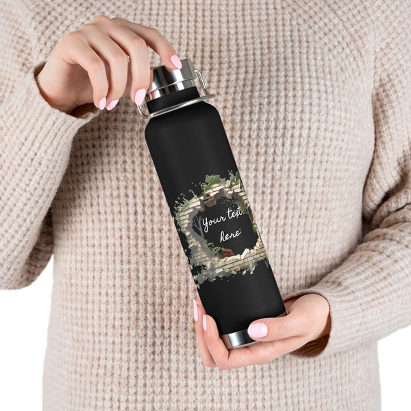 Personalized Moss 3Dwall water Bottle ssteel Vacuum Insulated 22oz vacation tumbler Gift for Christmas bridesmaid housewarming birthday baby- Tumbler Mug Water Bottle-Water Bottles