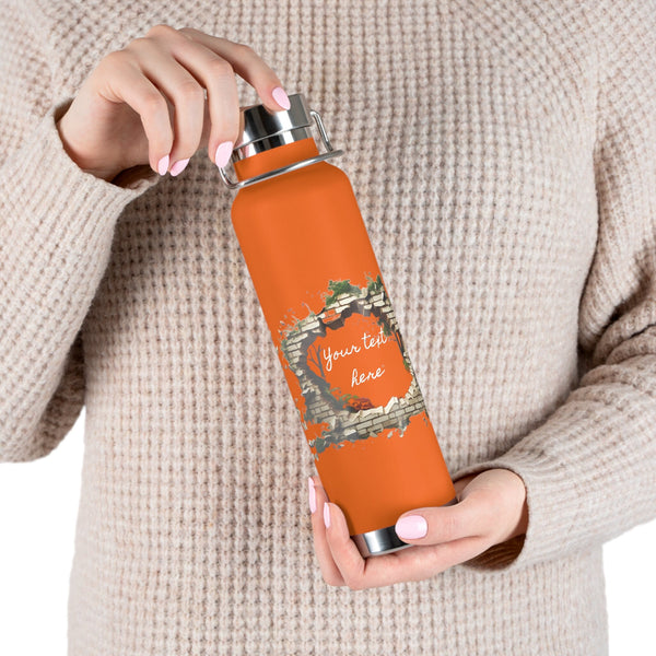 Personalized Moss 3Dwall water Bottle ssteel Vacuum Insulated 22oz vacation tumbler Gift for Christmas bridesmaid housewarming birthday baby- Tumbler Mug Water Bottle-Water Bottles