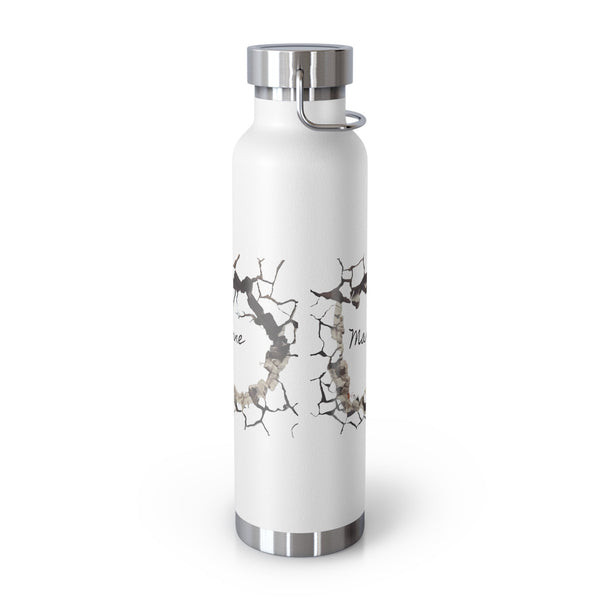 Personalized stone wall 3D water Bottle ssteel Vacuum Insulated 22o vacation tumbler Gift for Christmas bridesmaid housewarming birthday job- Tumbler Mug Water Bottle-Water Bottles