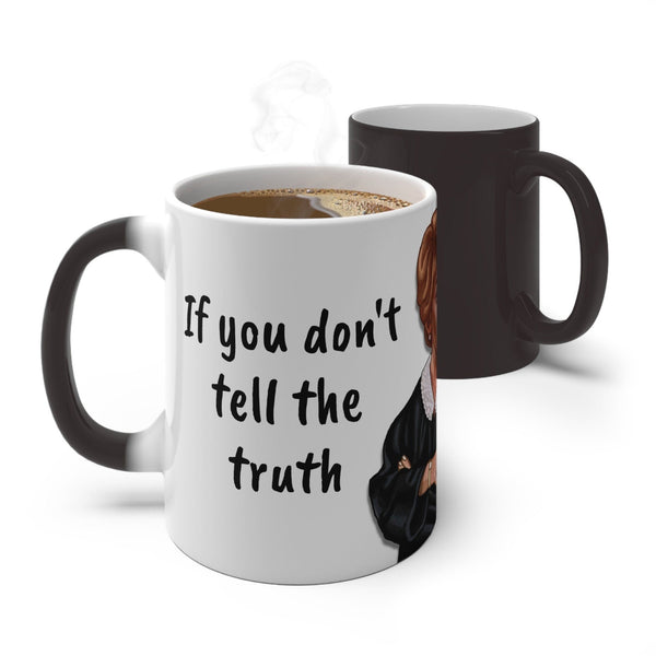 Judge Judy Mug,Tell the truth or you'll be eating your shoes,Sarcastic Mugs,Christmas Mug,Birthday,Judge Judy Fans,Graduation,Christmas gift- Tumbler Mug Water Bottle-Mugs
