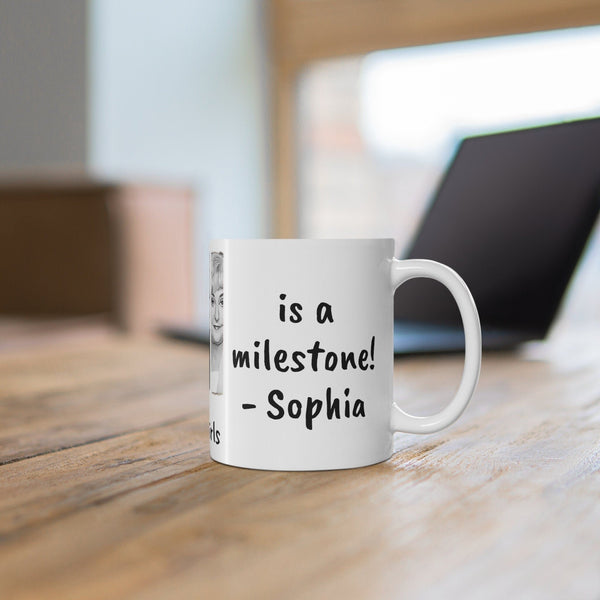 Golden Girls Mug WIthout a headstone is a milestone-Sophia,Sarcastic Funny Quote Magic/Normal Tea Mug Gift,Golden Girls Fan Funny Gift Mug- Tumbler Mug Water Bottle-Mugs