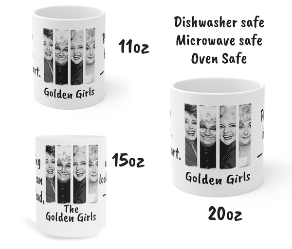 Golden Girls Mug Live with a Lesbian than a cat-Sophia,Sarcastic Funny Quote Magic/Normal Coffee Mug Gift,Golden Girls Fan Funny Gift Mug- Tumbler Mug Water Bottle-Mugs