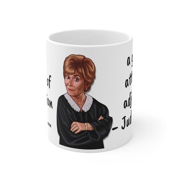 Judge Judy Mug Detention is attitude adjuster,Sarcastic Funny Inspirational Quote,Gift for Christmas/Birthday/Judge Judy Fans/Graduation- Tumbler Mug Water Bottle-Mugs