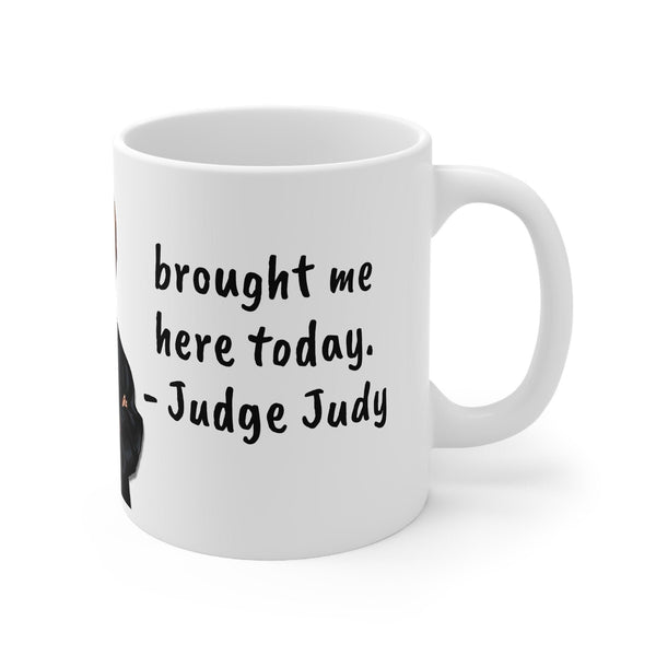 Judge Judy Mug Luck & tenacity brought me here,Sarcastic Funny Inspirational Quote,Gift for Christmas/Birthday/Judge Judy Fans/Graduation- Tumbler Mug Water Bottle-Mugs