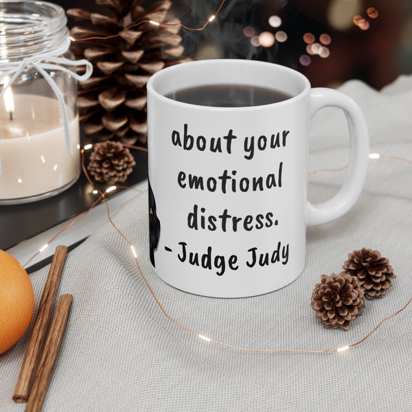 Judge Judy Mug,Rats tutu about emotional distress,Sarcastic Judge Judy Magic/Normal Mug,Gift for Christmas/Thanksgiving/Birthday/Judy Fan- Tumbler Mug Water Bottle-Mugs