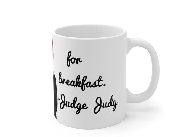 Judge Judy Mug, Eat Morons,Sarcastic funny coffee mug, Gift for Christmas/Thanksgiving/Birthday/Judge Judy Fans/Graduation, Christmas- Tumbler Mug Water Bottle-Mugs