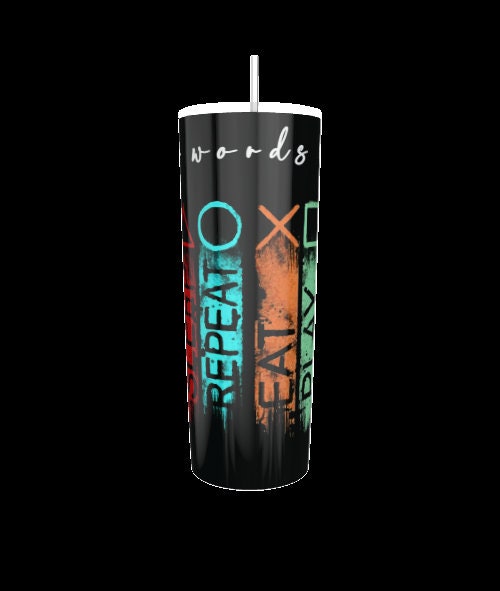 Personalized Motivational Tumbler SSteel Straw water bottle inspirational 20oz Funny Sarcastic Quote Retirement gift for new job graduation- Tumbler Mug Water Bottle-Tumblers & Water Glasses