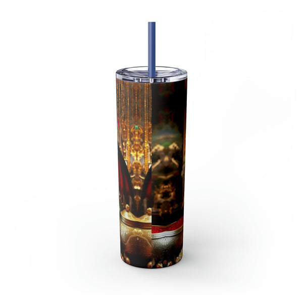 Personalized Skinny Tumbler Green Dragon S-steel Matte colors 20oz vacation beach tumbler Gift for Valentine housewarming birthday groomsmen- Tumbler Mug Water Bottle-Tumblers & Water Glasses