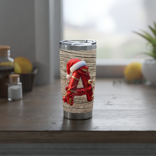 Personalized Faux Wood look Tumbler Ssteel 20oz vacation tumbler Gift for Christmas New Year housewarming bridesmaid groomsman new job promo- Tumbler Mug Water Bottle-Tumblers & Water Glasses