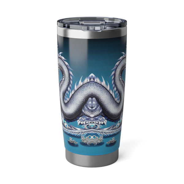 Personalized Blue Dragon Tumbler Ssteel 20oz 2024 Chinese New Year Lucky Dragon Gift for Christmas Dragon fan housewarming travel tumbler- Tumbler Mug Water Bottle-Tumblers & Water Glasses