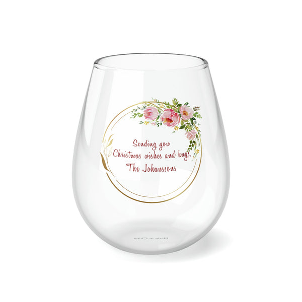 Personalized Dragon Wine Glass Name ,custom wine glass, red black dragon monogram wreath 2024 Dragon lunar new year gift- Tumbler Mug Water Bottle-Wine Glasses & Charms