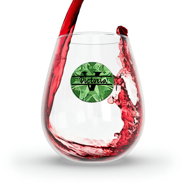 Personalized Birthstone Wine Glass Name,custom name wine glass,monogram wine cup,personalized best man gift,birthstone cup bridesmaid gift- Tumbler Mug Water Bottle-Wine Glasses & Charms