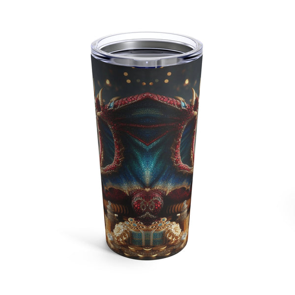 Personalized Double Dragon Tumbler Ssteel 20oz 2024 Chinese New Year Dragon birthday gift vacation tumbler Gift for Dragon fan housewarming- Tumbler Mug Water Bottle-Tumblers & Water Glasses