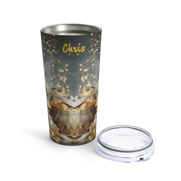 Personalized Double Dragon Tumbler Ssteel 20oz 2024 Chinese New Year Dragon birthday gift vacation tumbler Gift for Dragon fan housewarming- Tumbler Mug Water Bottle-Tumblers & Water Glasses