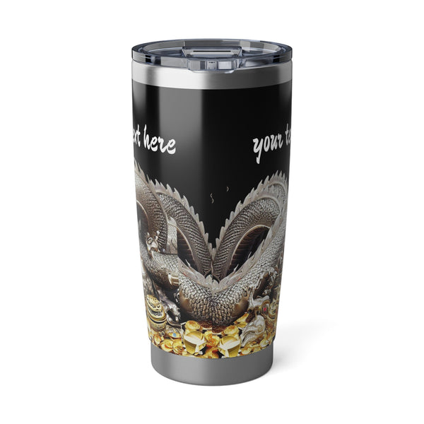 Personalized Silver Dragon Tumbler Ssteel 20oz 2024 Chinese New Year Lucky Dragon Gift for Dragon lover housewarming Couple Valentine Day- Tumbler Mug Water Bottle-Tumblers & Water Glasses