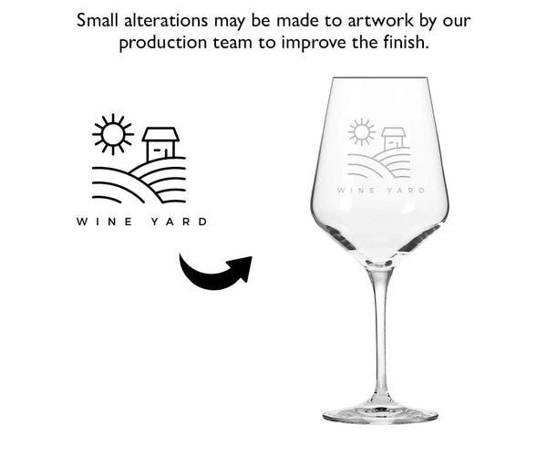 Personalized Name Dragon Stem Wine Glass monogram birthday anniversary gift for wife mom son dad groom best friend retirement graduation- Tumbler Mug Water Bottle-Wine Glasses & Charms