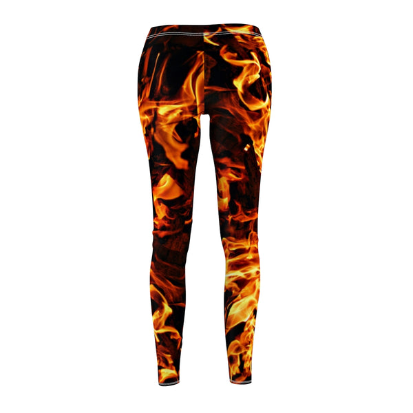 16.60 fire flames Women's  Leggings, casual/gym/yoga/lounge wear, comfortable, chillout wear, Christmas/Thanksgiving Gifts