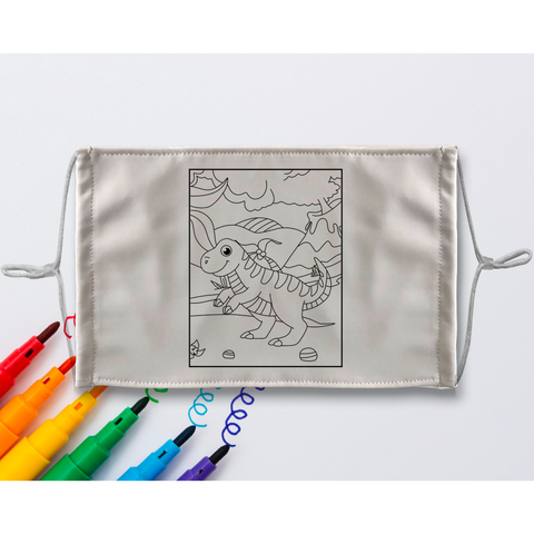 d5 Sublimation Colouring Face Mask