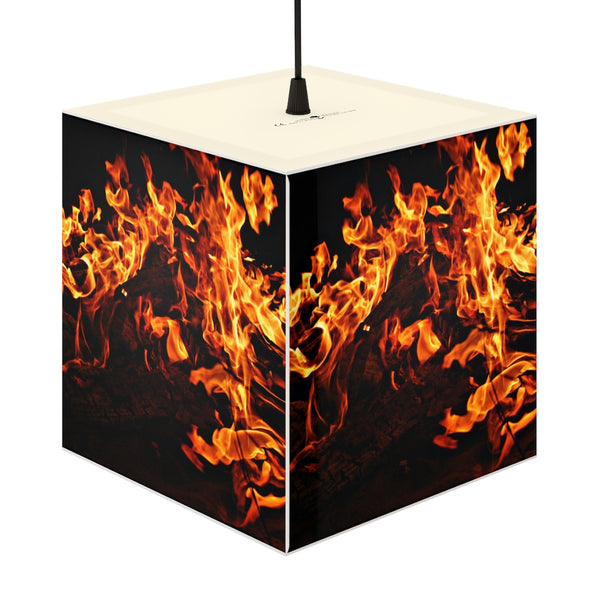 Fire Flames Personalized Lamp