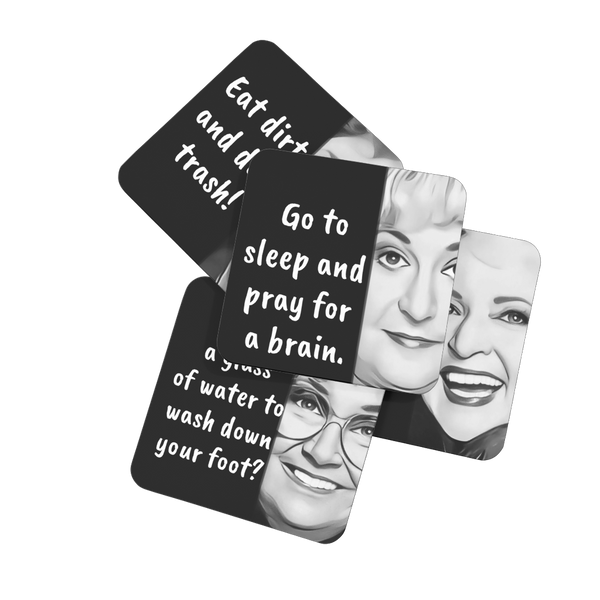 4pcSetAGoldenGirls Hardboard Coaster Set of 4