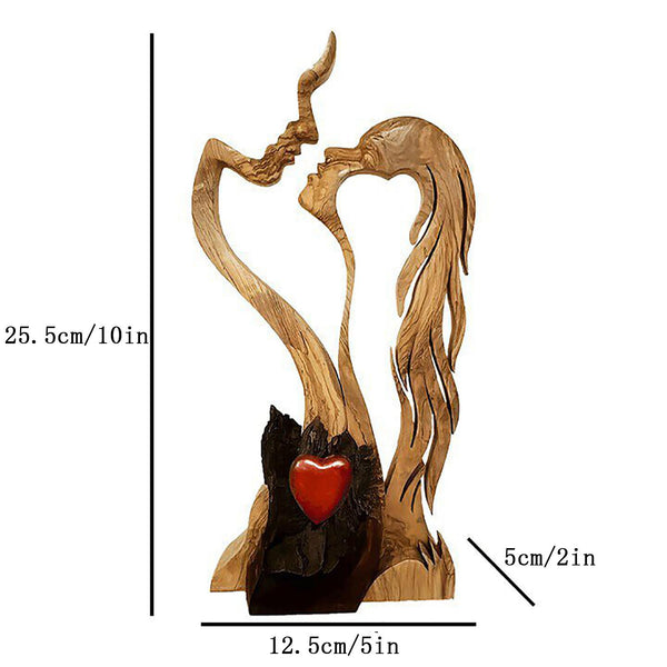 Love Eternal Wooden Decoration Ornaments